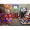 arcade games set up for game play