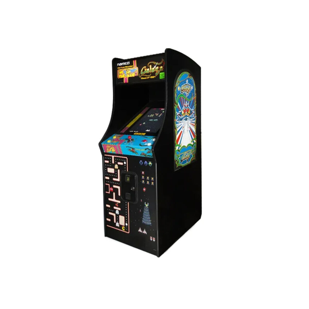 Galaga Ms PacMan Combo Arcade on white background